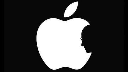 Steve Jobs Apple logo