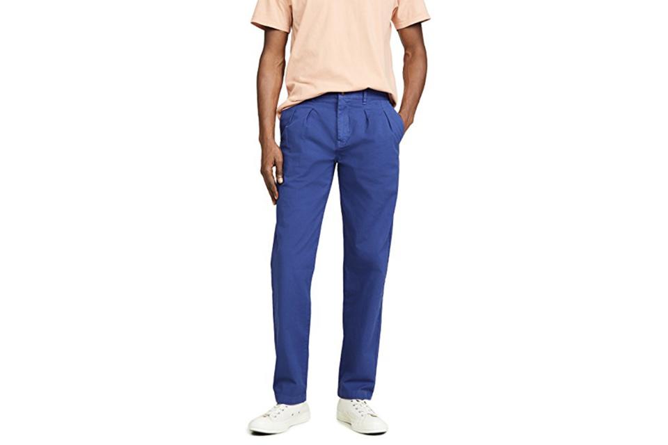 J.Crew garment dyed canvas double pleated pants (was $80, 70% off)
