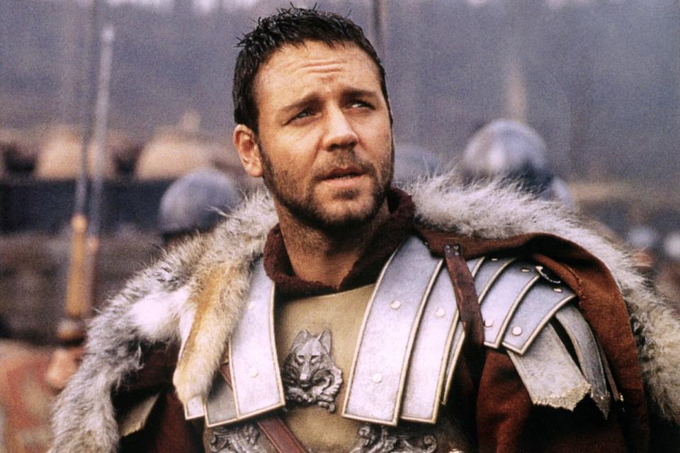 Russell Crowe în & # 39;  Gladiator & # 39;
