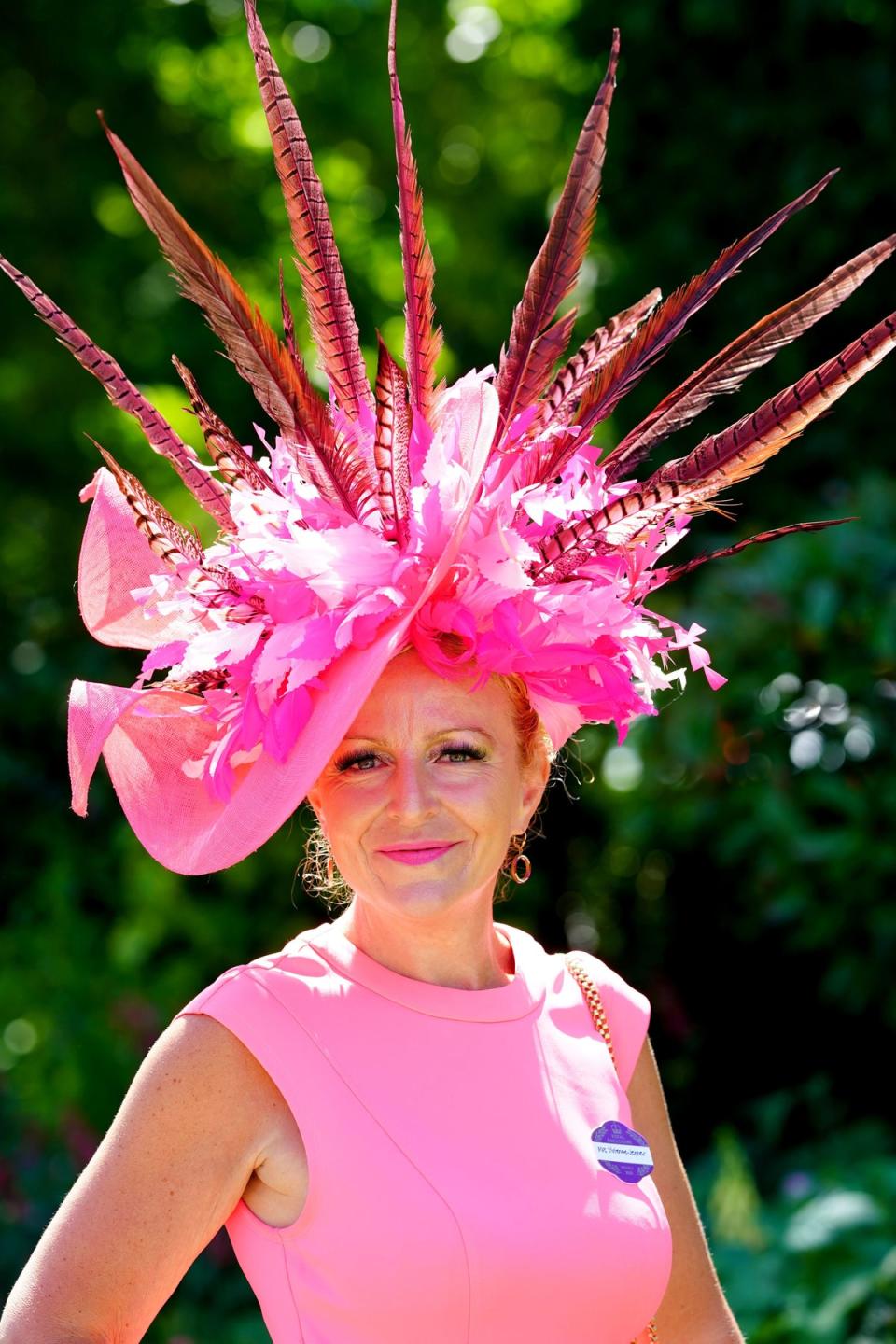 Vivienne Jenner arrives ahead of day two of Royal Ascot at Ascot Racecourse (PA)