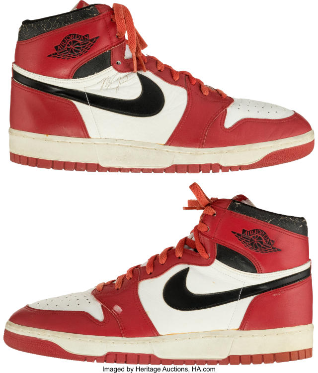 Michael Jordan's 'Dunk Sole' Air Jordan 1 PE From 1986 Up For Auction