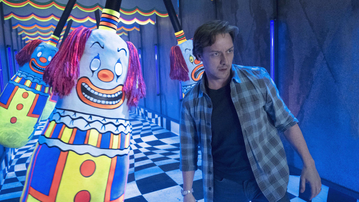 James McAvoy as Bill in the horror sequel It Chapter Two. (Warner Bros/Alamy)