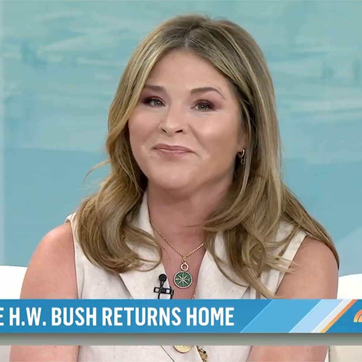 Jenna Bush Hager on The Today Show USS George HW Bush