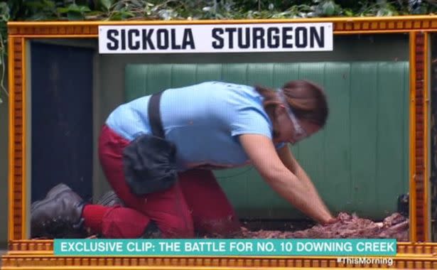 Things have become political in the I’m A Celeb jungle. Copyright: [ITV]