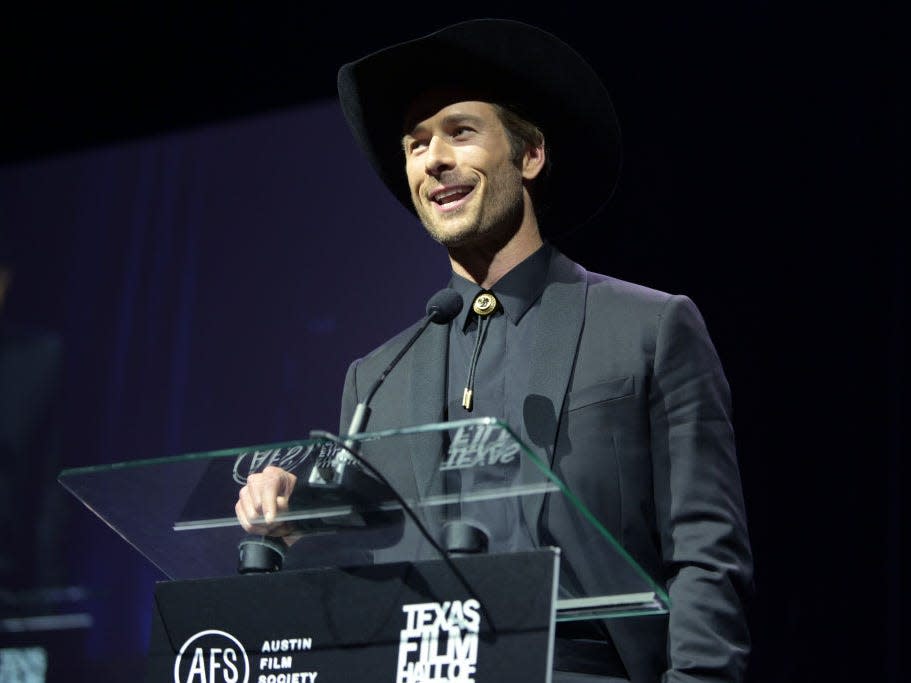 Glen Powell was recently inducted into the Texas Film Hall of Fame following his move to Austin.