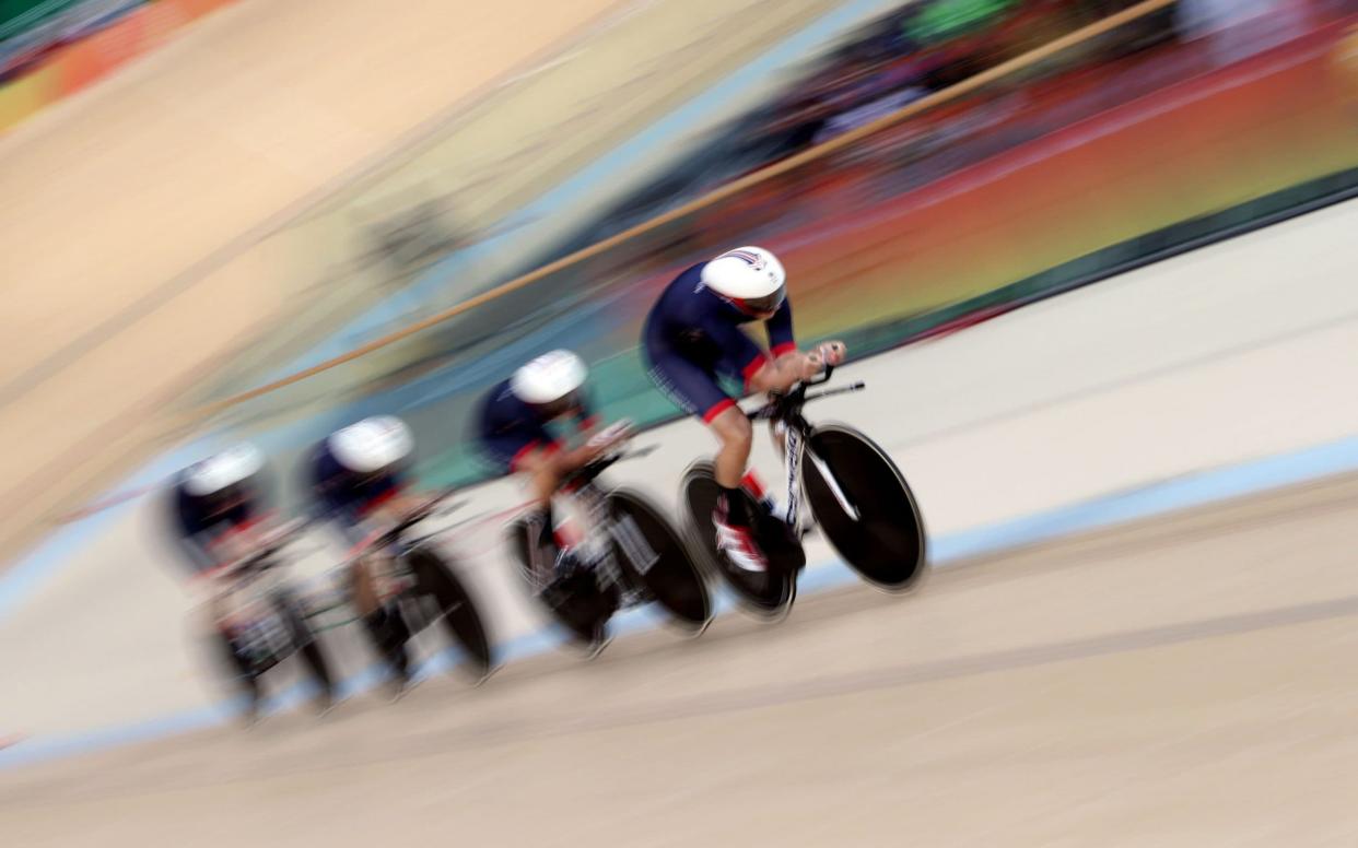 Great Britain's Women's Team Pursuit during Qualifying at the Rio Olympic Velodrome on the sixth day of the Rio Olympics Games, Brazil. PRESS ASSOCIATION Photo. Issue date: Sunday August 21, 2016. Team GB's most successful sport once again, beating all predictions, surprising critics and annoying rivals. Twelve medals, six of them gold, and domination in the velodrome. - David Davies/PA Wire