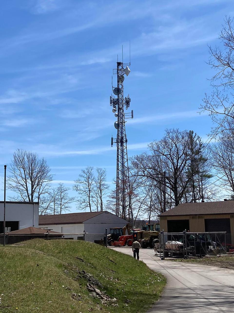 AT&T has expanded its 5G network in the Erie area by co-locating equipment on this Pennsylvania State Police tower located in the maintenance area at Presque Isle State Park. The new site was turned on in early April 2024.