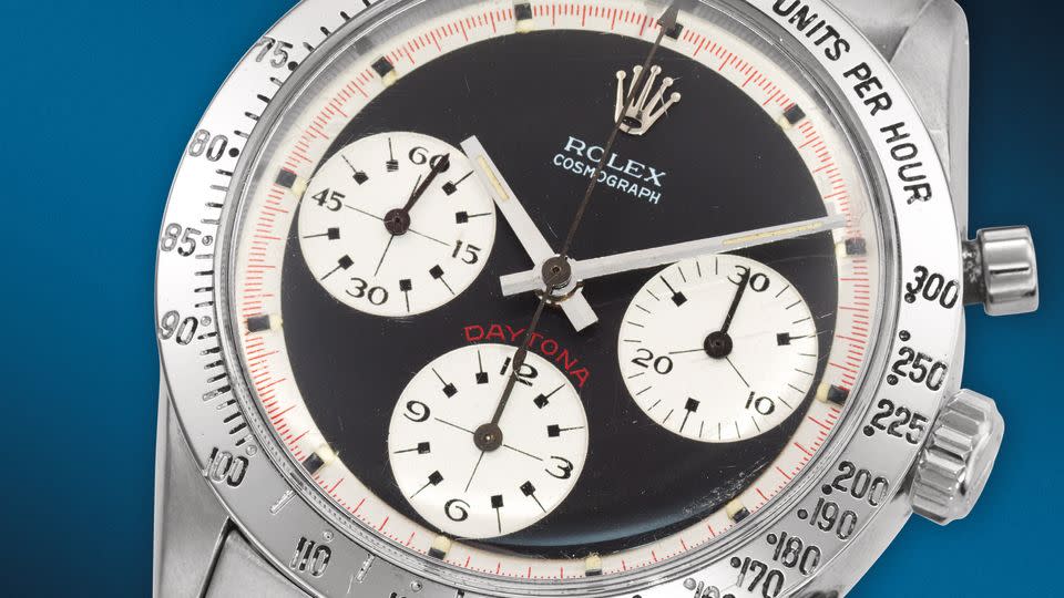 The Rolex Daytona watch was owned by late NASA astronaut Walter Cunningham. - Christie’s Images Ltd 2024