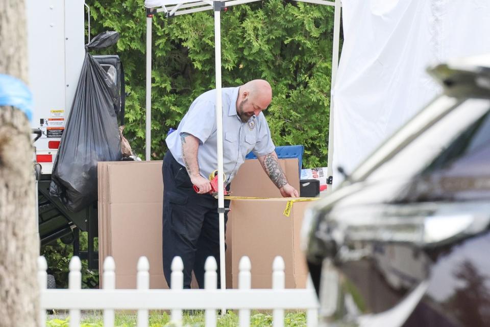 Investigators spent 13 days searching Rex Heuermann’s home last year and are now on day three of a new search. Dennis A. Clark