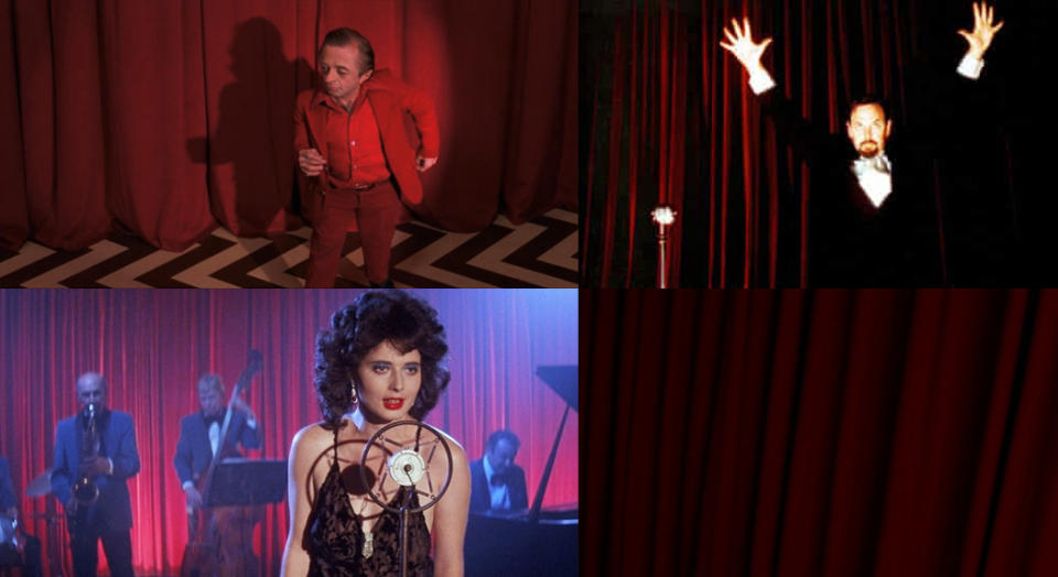 The red curtains of David Lynch films.