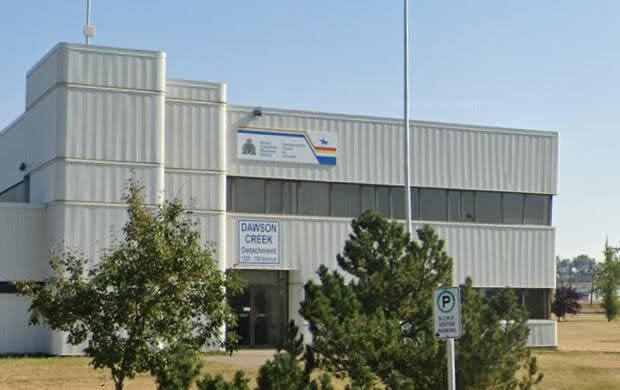 The Dawson Creek RCMP detachment is pictured in Dawson Creek, B.C.