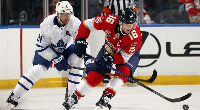 Panthers' Barkov out vs. Maple Leafs, gets promising MRI results