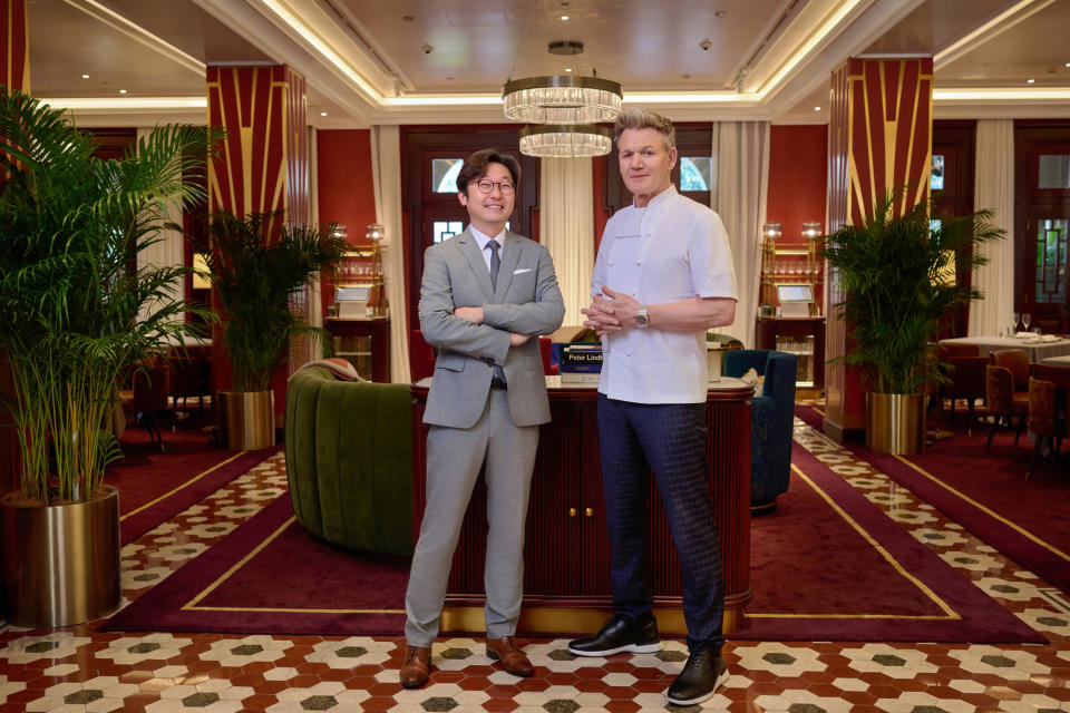 Gordon Ramsay and Lv Yang at The Residence.