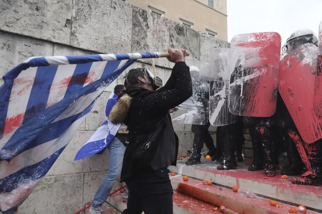 Greece Macedonia Protest