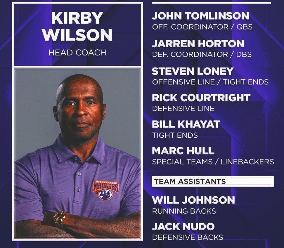 Pittsburgh Maulers — Kirby Wilson