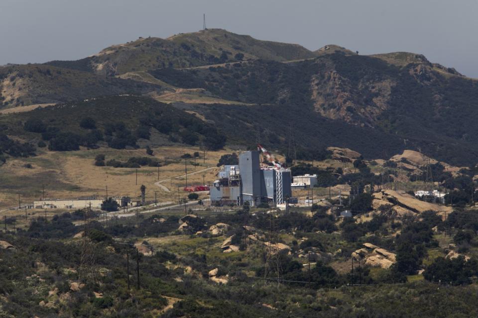 The Santa Susana Field Laboratory as seen from a ridgeline in unincorporated Ventura County.