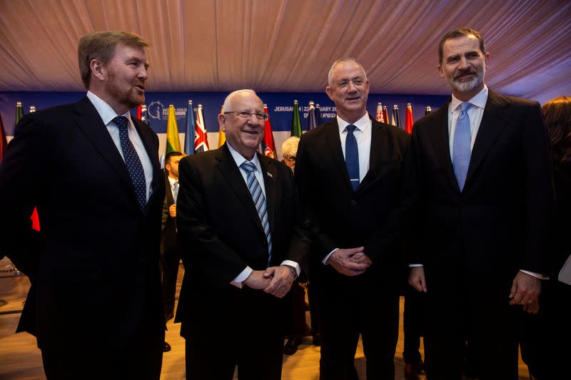 Israel's President Rivlin hosts reception for world leaders ahead of Holocaust anniversary