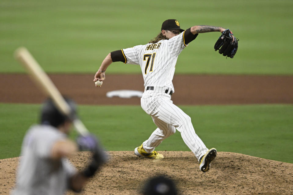 聖地牙哥教士換得牛棚投手Josh Hader。（Photo by Denis Poroy/Getty Images）