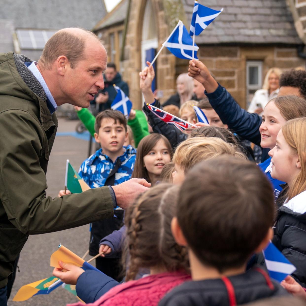  Prince William in Scotland. 