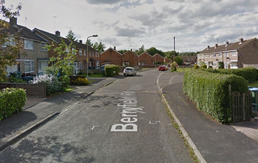 The incident happened in Berryfield Road, Aylesbury.