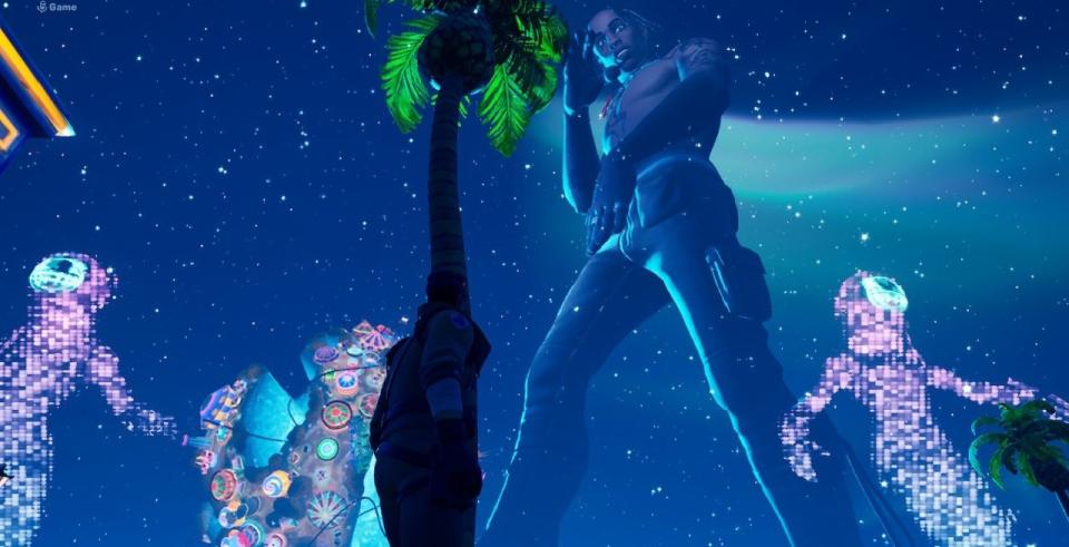 Travis Scott essentially headlined "Fortnite"