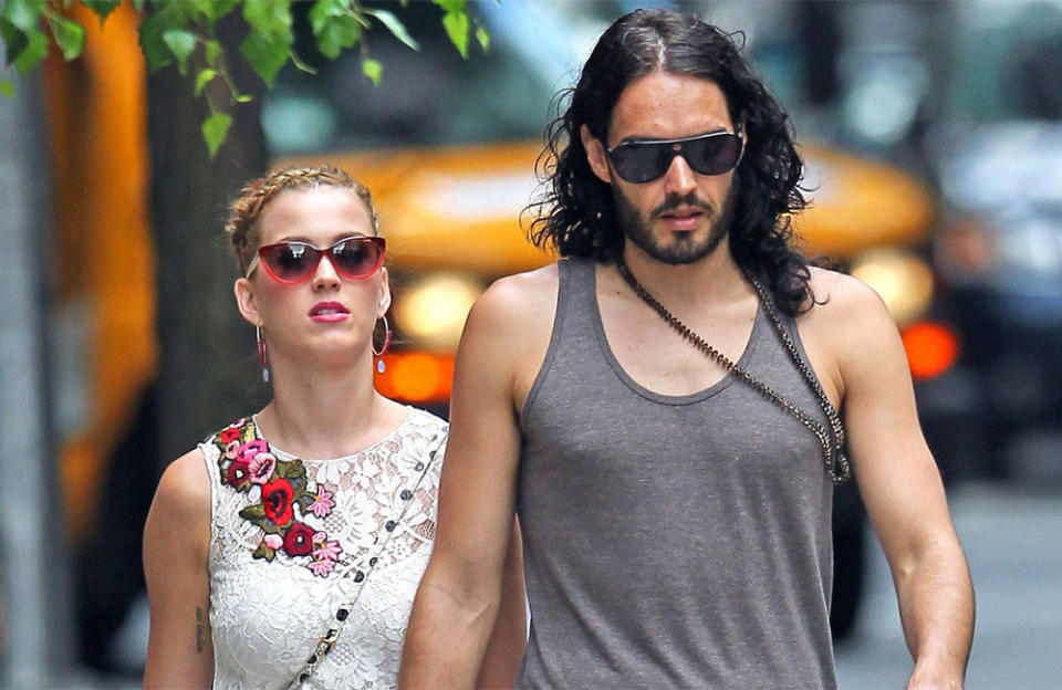 Katy Perry and Russell Brand