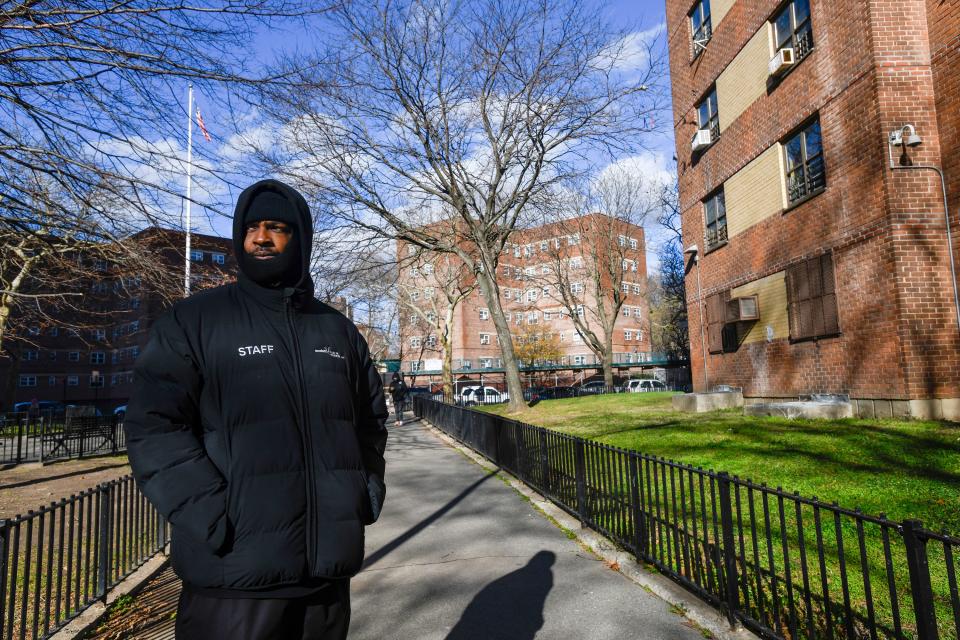 Taronn Sloane, 36, in Brooklyn, New York, in December. As a kid, getting outside was his safe haven.