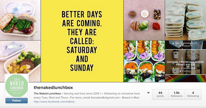 TheNakedLunchbox Instagram