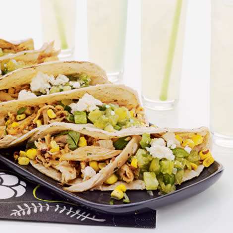 Pulled Chicken & Grilled Corn Tacos photo by Wendell T. Webber