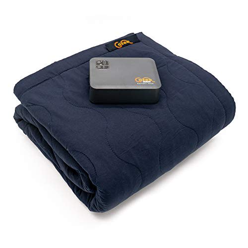 Cozee Heated Blanket Battery Operated Portable Outdoor Cordless Heating Blanket. 60