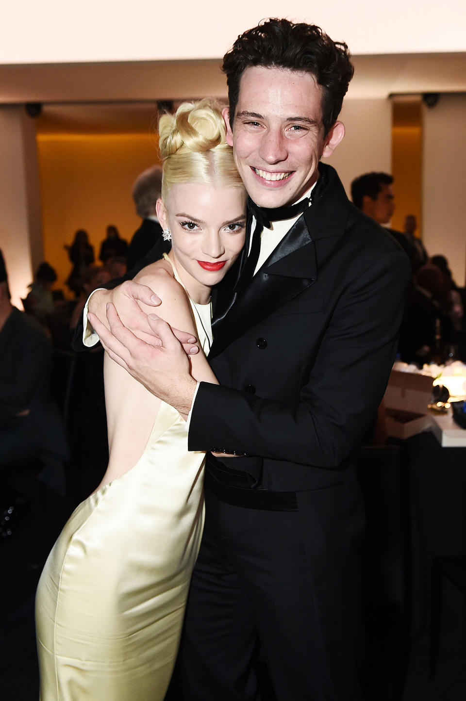 <p>Reunited and it feels so good! <em>Emma</em> costars Anya Taylor-Joy and Josh O'Connor cuddled up during the awards show.</p>