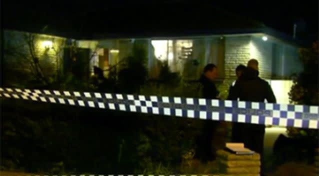 A man in his 40s is assisting police with their enquiries. Picture: 7 News