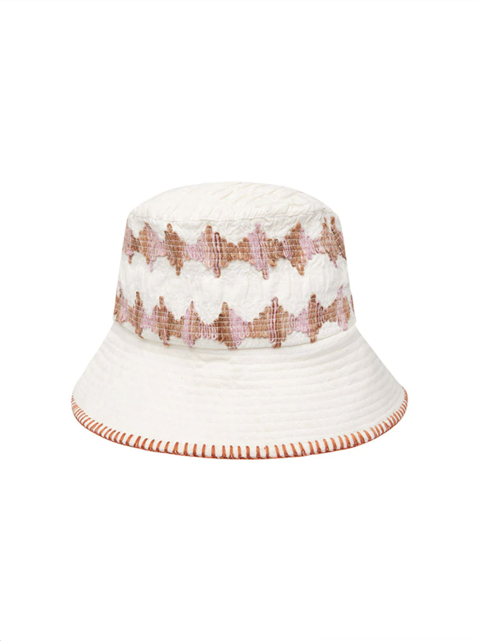 <p><a href="https://us.boteh.com.au/collections/accessories-1/products/hera-bucket-hat-natural" rel="nofollow noopener" target="_blank" data-ylk="slk:Shop Now;elm:context_link;itc:0;sec:content-canvas" class="link ">Shop Now</a></p><p>Hera Bucket Hat</p><p>$145.00</p>