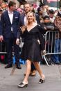 <p>For her second ensemble of the day the 29-year-old wore a black Proenza Schouler cut-out dress whilst out in New York. </p>