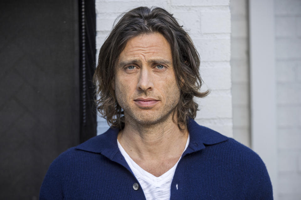 Executive producer Brad Falchuk poses for a portrait to promote his Netflix series "The Brothers Sun" on Tuesday, Jan. 2, 2024, in Brentwood, Calif. (Photo by Willy Sanjuan/Invision/AP)
