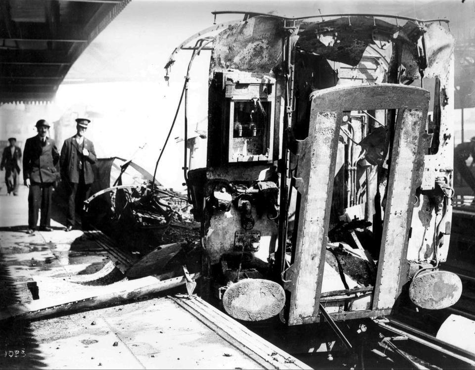 Train damage after an air raid at Portsmouth Harbour Railway Station (Photo: The News archive)