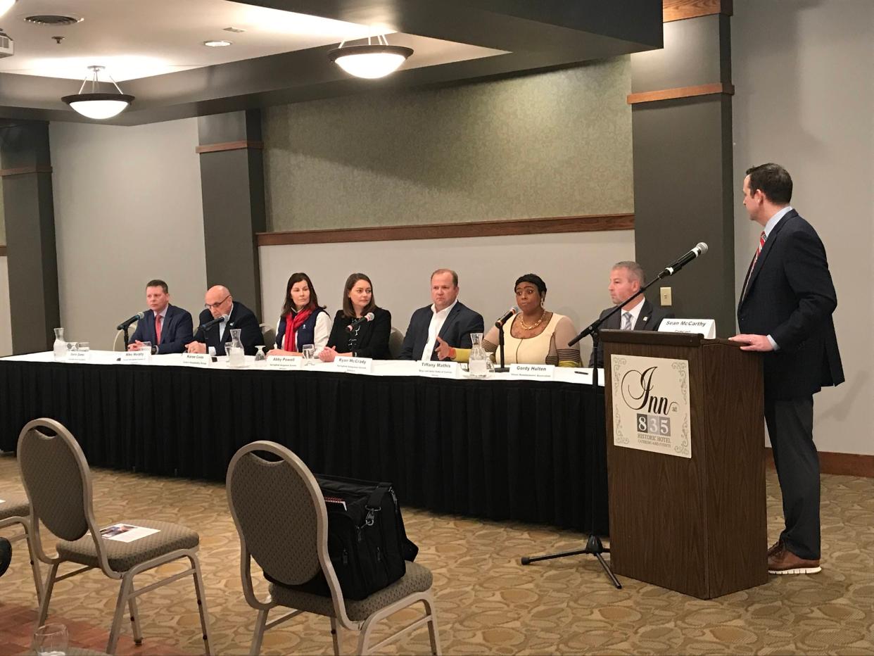 Springfield-area business and community leaders gathered at the Inn at 835 on Monday, Feb. 6, 2023 to discuss broadband access in the region.