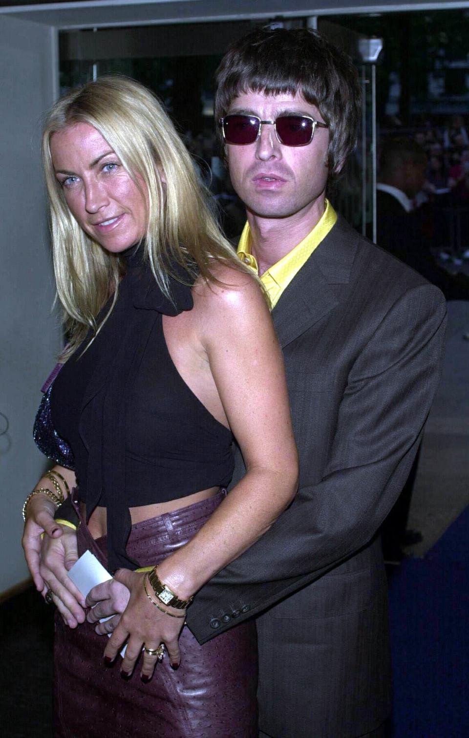 Meg Matthews and Noel Gallagher, pictured together at the 2000 premiere of the film Snatch, have both run into legal difficulties over driving this week (PA)