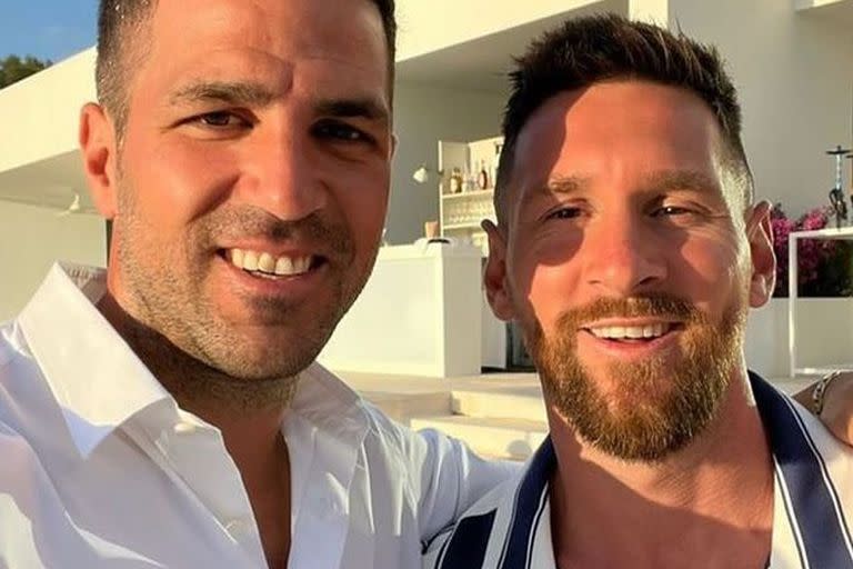 Lionel Messi le dedicó un posteo a Cesc Fàbregas luego de que anunciara su retiro