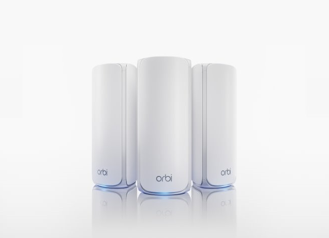 A three-pack of routers.