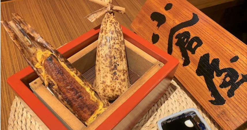 鰻魚料理名店「小倉屋」則推出市面少見的正宗「鰻魚粽」。（攝影／官其蓁）