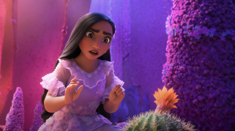 isabela singing to the plants she created