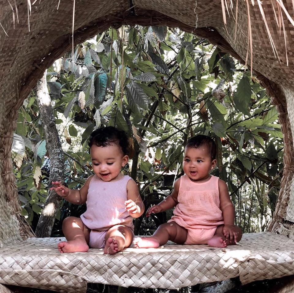 <a href="https://people.com/parents/kim-kardashian-chicago-true-smiling-bali/" rel="nofollow noopener" target="_blank" data-ylk="slk:Bonding in Bali!;elm:context_link;itc:0;sec:content-canvas" class="link ">Bonding in Bali!</a> Cousins Chicago and True had plenty of time to play together during their family trip to the island in late October. 