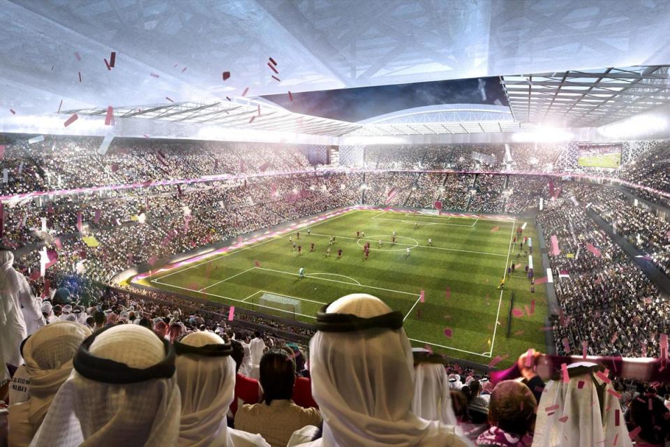 CGI of Al Rayyan Stadium (2022 Supreme Committee for Deliv)