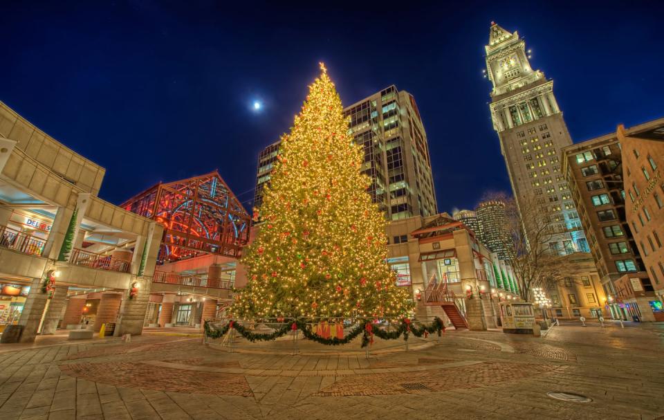 Massachusetts: The Faneuil Hall Christmas Tree