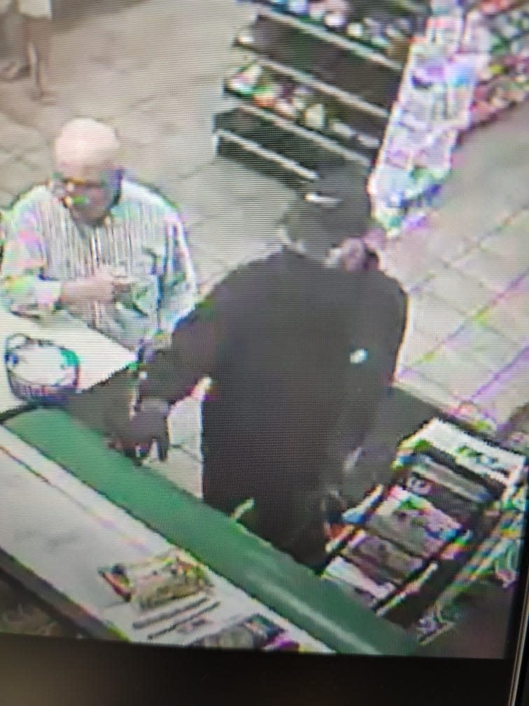 The Middletown Police Department released this still image from video surveillance taken at Jewelry Repair and Design, 147 Cherry Tree Farm Road, where an armed robbery took place on Friday, June 21, 2024.