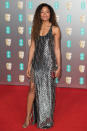 Naomie Harris avait osé l'argenté avec cette robe Michael Kors qui lui allait à merveille.