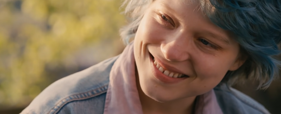 Screenshot from "Blue Is the Warmest Colour"