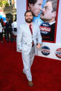 Zach Galifianakis attends the Los Angeles premiere of "The Campaign" on August 2, 2012.