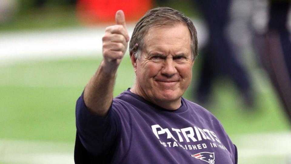 New England Patriots coach Bill Belichick gets a thumb's up for his six-word classic in an ad for Subway.